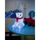 Christmas Battery LED Acrylic Sitting Polar Bear - 16 LEDs Konstsmide